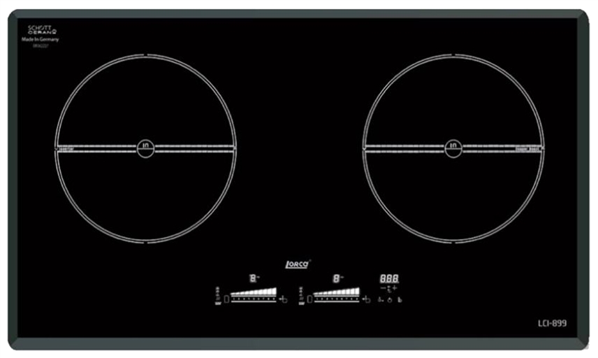 Bếp Từ Đôi Lorca LCI 899, bếp từ đôi, bếp từ, bếp từ loại nào tốt, bep tu am, kích thước bếp từ, so sánh bếp điện từ và bếp hồng ngoại, bếp từ tốt nhất, tu bep dep, ChuanGia.vn
