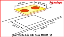 Bếp Điện Teka TR 831 HZ,  bếp 3 điện, bếp điện, bếp điện ở Hà Nội, bếp điện ở TPHCM, bếp điện TP Vinh, bếp điện giá rẻ TP Hà Tĩnh, bếp điện Quảng Bình, bep dien am, bếp hồng ngoại.
