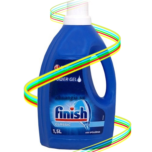 Gel rửa bát Finish Classic 1,5 lít, Gel rửa bát Finish Classic, Gel rửa bát dành cho máy rửa bát bosch, Gel rửa bát Finish, Gel rửa bát