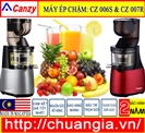 Máy Ép Chậm Canzy CZ 006S, máy ép chậm, máy ép chậm canzy, Máy Ép Chậm Canzy CZ 007R