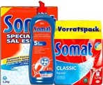 Bột rửa bát Somat 1.2kg + Nước Làm Bóng Somat 750ml + Muối Rửa Bát Somat 1,2 kg.