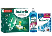 Viên Rửa Bát Luckwik 50 tabs + Nước làm bóng Ludwik 750ml + Muối Rửa Bát Ludwik 1,5kg