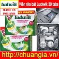 Nơi Bán Viên Rửa Bát Luckwik 30 tabs , Viên Rửa Bát Ludwik, vien rua bat ludwik, muối rửa bát ludwik, bột rửa bát finish, viên rửa bát loại nào tốt, ludwik ultimate power, viên giặt ludwik, muối ludwik