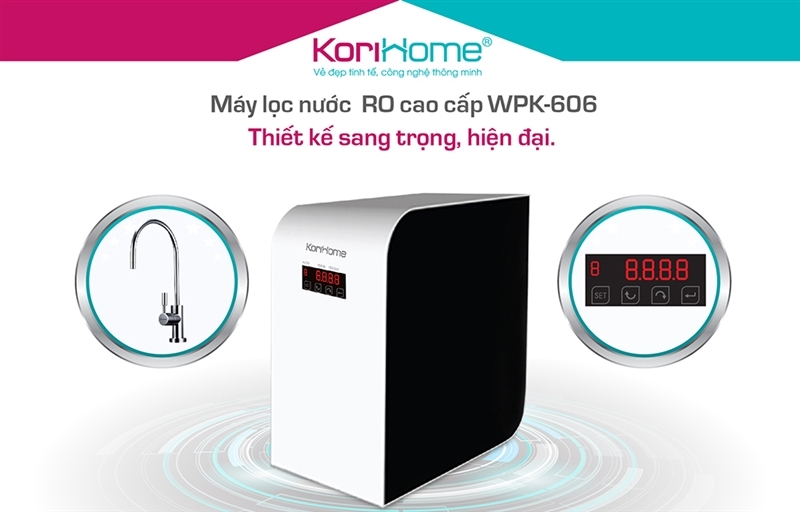 Máy lọc nước RO cao cấp KoriHome WPK-606