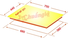 Bếp gas âm Kaff KF 321, Bếp gas âm Kaff, Bếp gas, bếp ga, bep ga, Bếp gas âm Kaff giá rẻ ,Bếp gas âm Kaff giá rẻ tại hà nội, Bếp gas giá rẻ tại TPHCM, Bếp gas âm giá rẻ