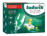 Combo Luckwik 1: Viên Rửa Bát Luckwik 30 tabs + Nước làm bóng Ludwik 750ml + Muối Rửa Bát Ludwik 1,5kg