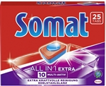 Viên Rửa Bát Somat 25 Viên + Muối Rửa Bát Somat 1,2 kg + Nước Làm Bóng Somat 750ml
