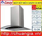 Máy Hút Mùi Canzy CZ 0870, , Máy hút mùi Canzy, Máy hút mùi Canzy giá rẻ tại TPHCM, Máy hút mùi giá rẻ, Máy hút mùi giá rẻ tại TPHCM, Máy hút mùi hiện đại, Máy hút mùi nhập khẩu, Máy hút mùi nhập khẩu tại TPHCM, máy hút mùi, may hut mui