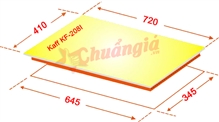 Bếp Gas Âm Hồng Ngoại Kaff KF 208I, Bếp gas âm Kaff, Bếp gas, bếp ga, bep ga, Bếp gas âm Kaff giá rẻ ,Bếp gas âm Kaff giá rẻ tại hà nội, Bếp gas giá rẻ tại TPHCM, Bếp gas âm giá rẻ