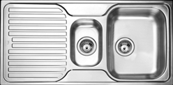 Chậu rửa bát Teka UNIVERSO 1 1/2B 1D, chậu rửa bát teka, chậu rửa inox, bồn rửa chén Teka, chậu rửa bát inox Teka, chậu rửa bát inox 304, chậu rửa bát cao cấp, bồn rửa chén giá rẻ, chậu rửa inox giá rẻ, chậu rửa bát nhập khẩu.