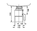 Nơi bán máy hủy rác Teka, Máy hủy rác Teka TR 50.4, máy hủy rác nhà bếp, máy xay rác bồn rửa chén, máy hủy rác thực phẩm mr & mrs clean, máy nghiền rác mini