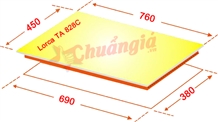 Bếp Gas Âm Lorca TA 828C,  bếp ga đôi, bếp ga nhập khẩu, bếp ga giá rẻ tại Hà Nội, bếp ga giá rẻ tại TPHCM, bếp ga giá rẻ tại TP Vinh, bếp bếp ga giá rẻ tại TP Hà Tĩnh, bếp ga giá rẻ tại Quảng Bình, bep gas am, bêp hai bếp ga lắp âm.