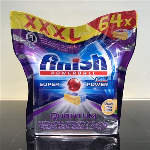 Viên rửa bát Finish Quantum 64 viên, Viên rửa bát Finish Quantum, Viên rửa bát Finish