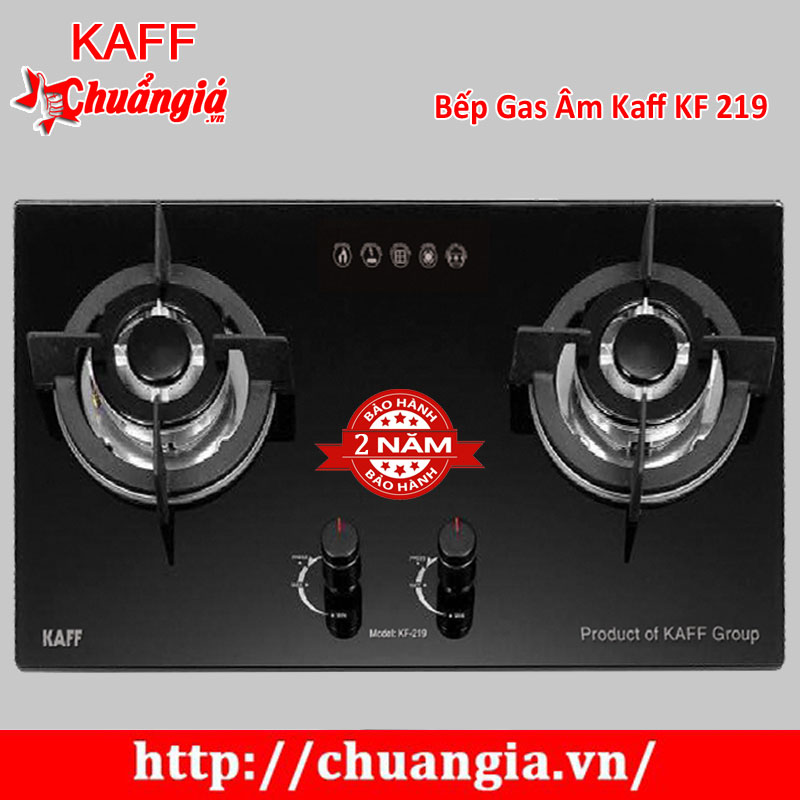 Bếp gas âm Kaff KF 219, Bếp gas âm Kaff, Bếp gas, bếp ga, bep ga, Bếp gas âm Kaff giá rẻ ,Bếp gas âm Kaff giá rẻ tại hà nội, Bếp gas giá rẻ tại TPHCM, Bếp gas âm giá rẻ
