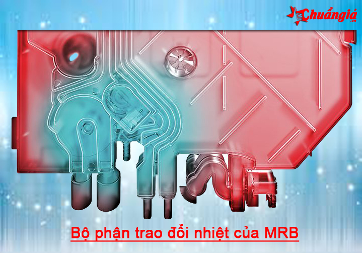 bộ phận trao đổi nhiệt của máy rửa bát bosch