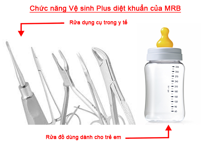 chúc năng diệt khuẩn của máy rửa bát 