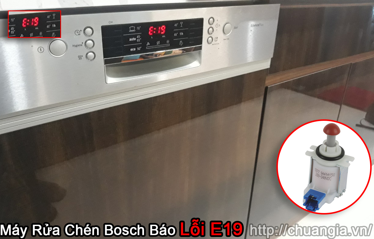 Lỗi E19 Của máy rửa bát Bosch, Nguyên nhân và cách khắc phục lỗi E19, máy rửa bát bosch báo lỗi E19, Lỗi E19 máy rửa bát Bosch, Van xả máy rửa bát bosch, Van tuần hoàn nước của máy rửa bát, Trung tâm bảo hành máy rửa bát bosch, van báo lỗi e19 của máy rửa bát bosch, van két nước của máy rủa bát bosch, van Chốt nước của máy rủa bát bosch, Trung tâm bảo hành máy rửa bát bosch tại hà nội, Trung tâm bảo hành máy rửa bát bosch uy tín tại hà nội 