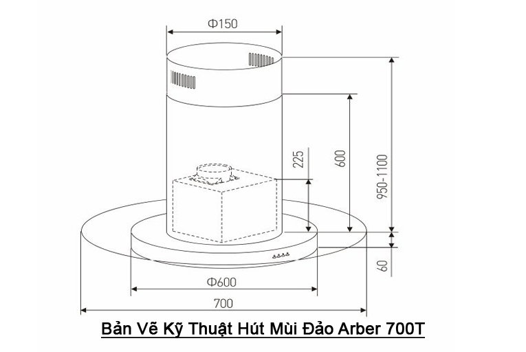 Máy Hút Đảo Arber AB700T, máy hút mùi đảo, máy hút khói, may hut mui, máy hút mùi tại Hà Tĩnh, máy hút mùi giá rẻ tại Quảng Bình, giá máy hút mùi, máy hút mùi nhà bếp giá rẻ tại Hà Nội, máy hút khói giá rẻ tại TPHCM, Máy hút mùi giá rẻ tại TP Vinh