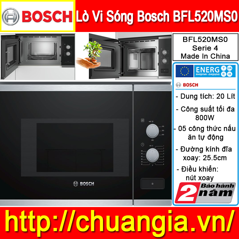 Chuẩn Giá, Lò Vi Sóng Bosch BFL520MS0, lò vi sóng bosch bfl523ms0, lò vi sóng bosch hmt72g650, lò vi sóng bosch bfl634gb1, lò vi sóng bosch bel523ms0, lò vi sóng bel523ms0, lò vi sóng cao cấp, lò vi sóng âm tủ bosch, lò nướng kèm vi sóng bosch 