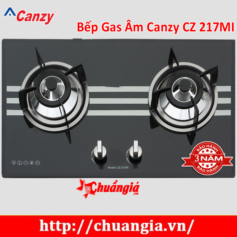 Bếp Gas Âm Canzy CZ 217MI, Bếp gas âm Canzy, Bếp gas, bếp ga, bep ga, Bếp gas âm Canzy giá rẻ, Bếp gas âm Canzy giá rẻ tại Hà Nội, Bếp gas giá rẻ tại TPHCM, Bếp gas âm giá rẻ, chuangia.vn