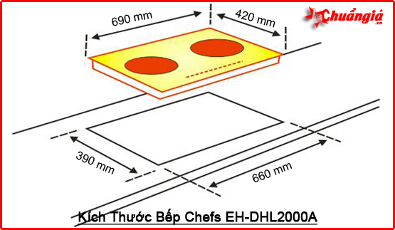 Bếp Điện Chefs EH DHL2000A, bếp điện đôi, bếp điện, bếp điện ở Hà Nội, bếp điện ở TPHCM, bếp điện TP Vinh, bếp điện giá rẻ TP Hà Tĩnh, bếp điện Quảng Bình, bep dien am, bếp hồng ngoại.
