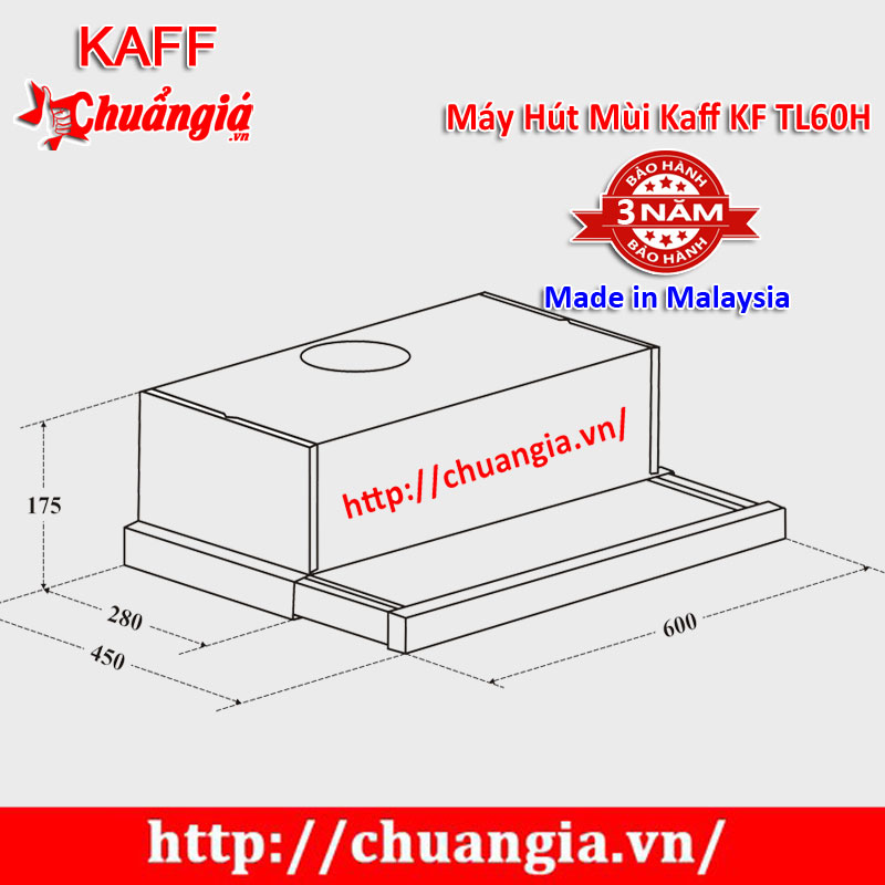 Máy Hút Mùi Kaff KF TL60H, Máy hút mùi Kaff, Máy hút mùi Kaff giá rẻ tại Hà Nội, Máy hút mùi giá rẻ, Máy hút mùi giá rẻ tại TPHCM, Máy hút mùi âm tủ giá rẻ tại TPHCM, Máy hút mùi âm tủ, Máy hút mùi nhập khẩu tại TPHCM, máy hút mùi, may hut mui