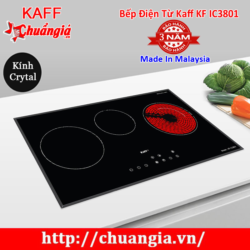 Bếp Điện Từ Kaff KF IC3801, Bếp Điện Từ Kaff, Bếp Điện Từ, chuangia.vn