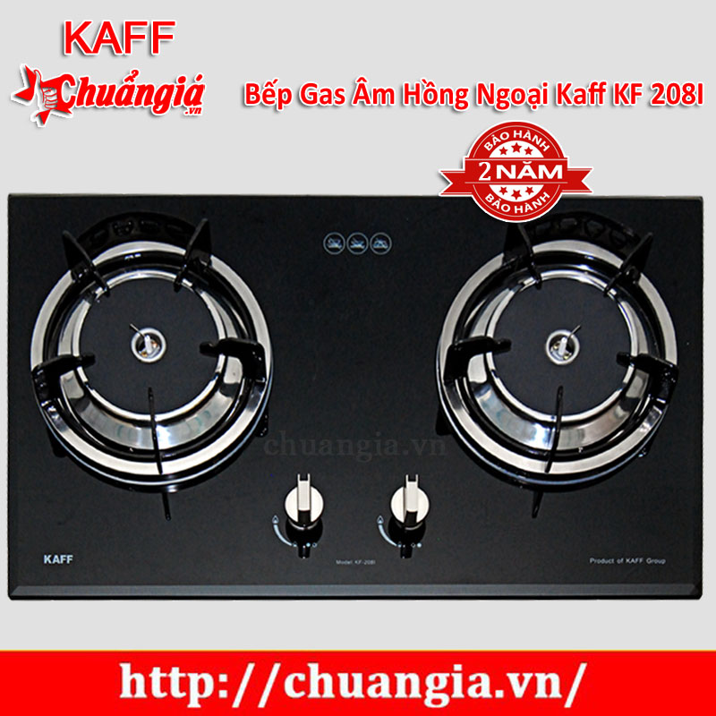 Bếp Gas Âm Hồng Ngoại Kaff KF 208I, Bếp gas âm Kaff, Bếp gas, bếp ga, bep ga, Bếp gas âm Kaff giá rẻ ,Bếp gas âm Kaff giá rẻ tại hà nội, Bếp gas giá rẻ tại TPHCM, Bếp gas âm giá rẻ