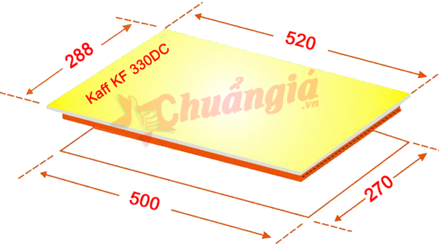 Bếp Điện Domino Kaff KF 330DC, chuangia.vn, bếp điện từ kaff, bếp điện kaff