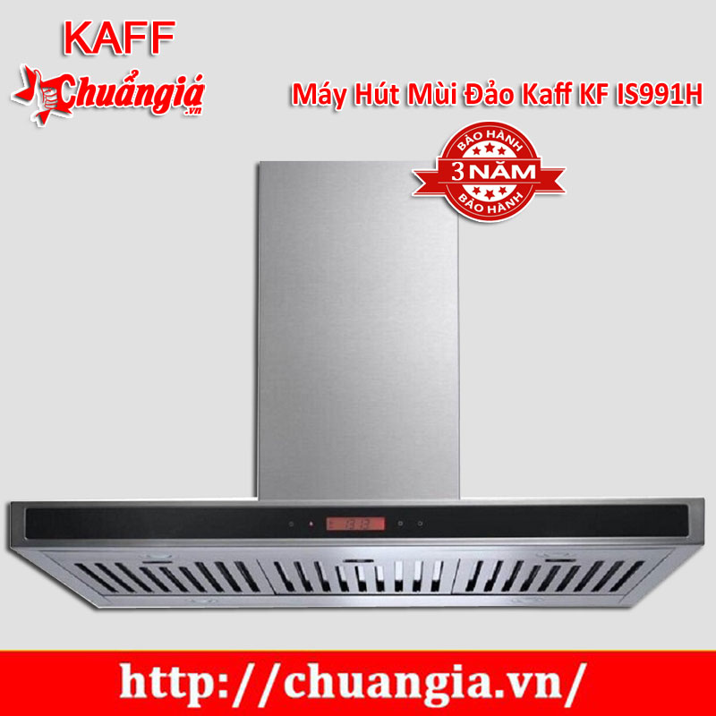 Máy Hút Mùi Đảo Kaff KF IS991H, Máy hút mùi Kaff, Máy hút mùi Kaff giá rẻ tại TPHCM, Máy hút mùi giá rẻ, máy hút mùi, may hut mui