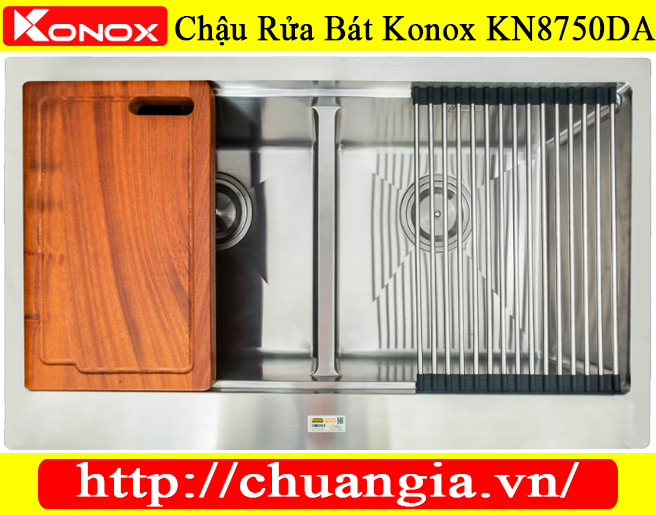 Chậu Rửa Bát Konox KN8750DA, Chậu Rửa Bát Konox KN8450DA, chậu rửa konox, vòi rửa bát konox, chậu rửa bát konox 8245, chậu rửa bát konox kn7843do, chậu rửa bát konox kn8245do, Chậu Rửa Bát Konox KN8245DO, Chậu rửa bát Konox KN8248TD