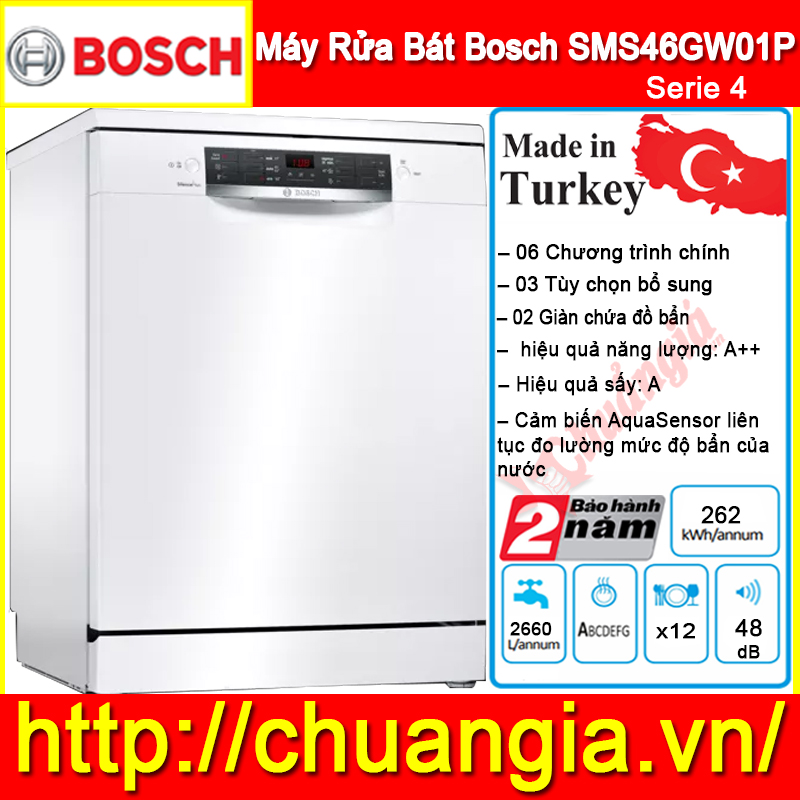 Máy rửa bát Bosch SMS46GW01P Serie 4, Máy rửa bát Bosch SMS25EI00G, Máy rửa bát Bosch SMS25KI00E, SMS50D48EU, SMS25AW02E, SMS63L08EA, SMS25CI01E, SPS25CI03E, SPS25CI05E, SMS46MI05E, SMS46NI05E, SMS46MI01G