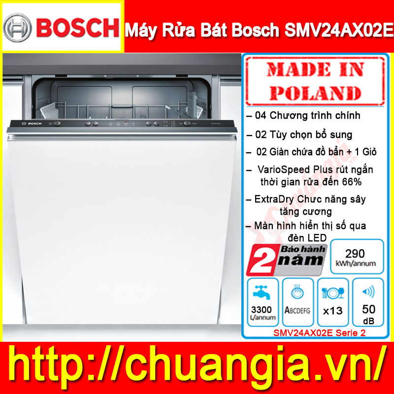 Máy Rửa Bát Bosch SMV24AX02E, máy rửa bát bosch serie 6, máy rửa chén bosch, máy rửa bát âm tường, máy rửa bát bosch serie 8, công suất máy rửa bát bosch, máy rửa bát bán âm bosch, máy rửa bát bosch 9 bộ, kích thước máy rửa bát âm tủ, máy rửa bát âm toàn phần, máy rửa bát âm toàn phần bosch