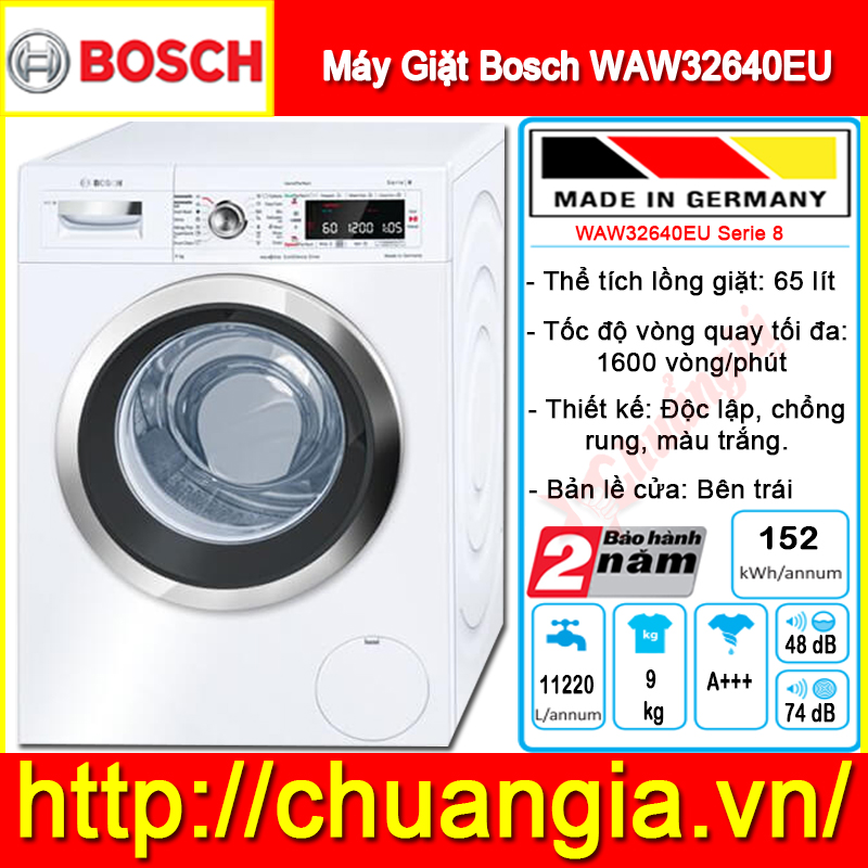 Nơi Bán Máy giặt Bosch WAW32640EU, Máy giặt Bosch WAW32640EU, Máy giặt Bosch cao cấp, máy giặt bosch 7kg, máy giặt bosch serie 8, máy giặt bosch 8kg, mua máy giặt bosch ở đâu, máy giặt bosch có tốt không, máy giặt bosch series 8, máy giặt bosch waw32640eu, máy giặt bosch waw28480sg