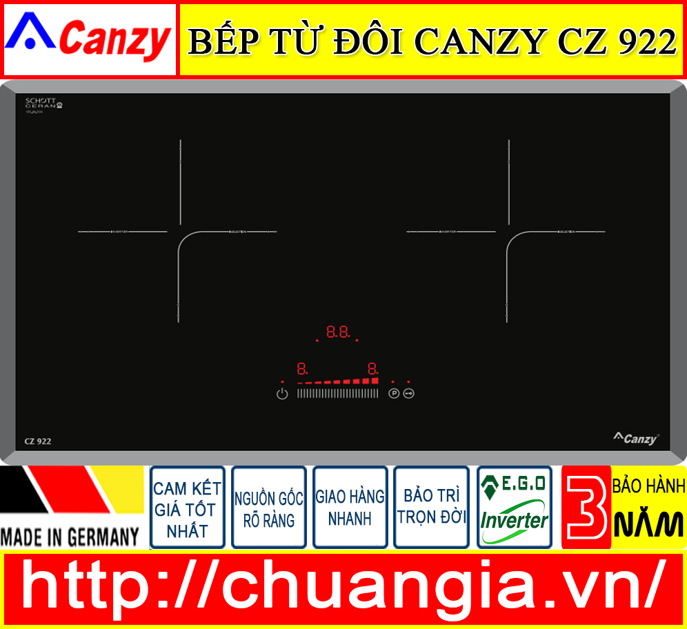 Bếp Từ Canzy CZ 922 Made In Germany, bếp từ canzy 3002ss, bếp từ canzy có tốt không, bếp từ canzy cz 06i, bếp từ canzy của nước nào, bếp từ canzy malaysia, bếp từ canzy giá rẻ, bếp từ canzy cz 08i, bếp từ canzy cz08i