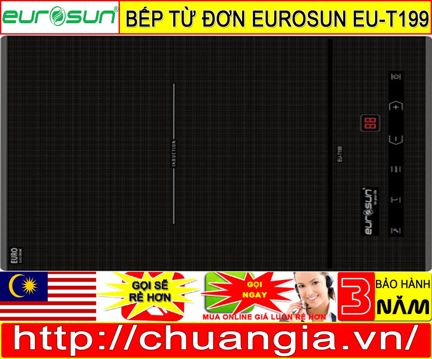 Bếp Từ Đơn Eurosun EU-T199, Bếp Từ Eurosun EU T709PRO, bếp từ eurosun, bếp từ eurosun eu-t256, bếp từ eurosun eu-t889g, bếp từ eurosun eu-t898g, bếp từ eurosun eu-t888g, bếp từ eurosun eu-t715 pro, bếp từ eurosun eu-t705plus, bếp từ eurosun eu-t897g, bếp từ eurosun eu-t258xs