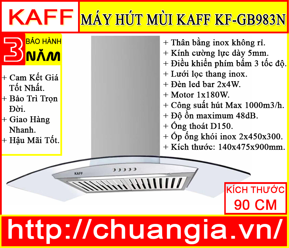 Máy Hút Mùi Kaff KF GB983N, Máy Hút Mùi Kaff KF GB783N, máy hút mùi kaff kf-gb706, máy hút mùi kaff kf-703b máy hút mùi kaff kf-tl700, máy hút mùi kaff kf-738i, máy hút mùi kaff, máy hút mùi kaff kf-701b, máy hút mùi kaff kf 8730i, máy hút mùi kaff kính cong