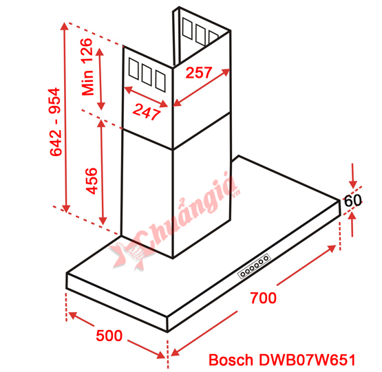 Máy Hút Mùi Bosch DWB07W651, Máy hút mùi Bosch, Máy hút mùi Bosch giá rẻ tại TPHCM, Máy hút mùi giá rẻ, Máy hút mùi giá rẻ tại Hà Nội, Máy hút mùi cao cấp, Máy hút mùi nhập khẩu, Máy hút mùi nhập khẩu tại Hà Tĩnh, máy hút mùi, may hut mui