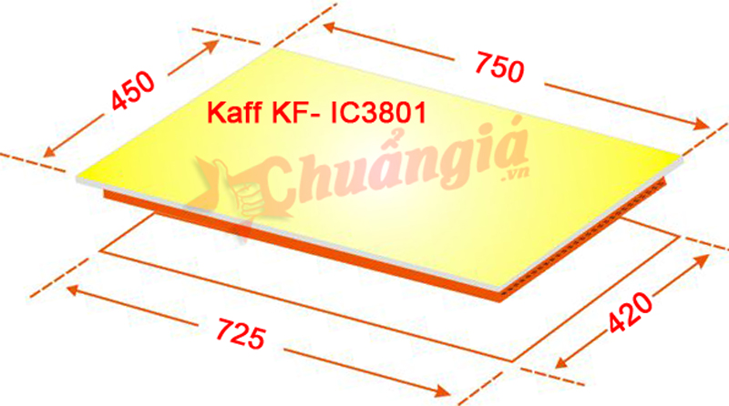 Bếp Điện Từ Kaff KF IC3801, Bếp Điện Từ Kaff, Bếp Điện Từ, chuangia.vn