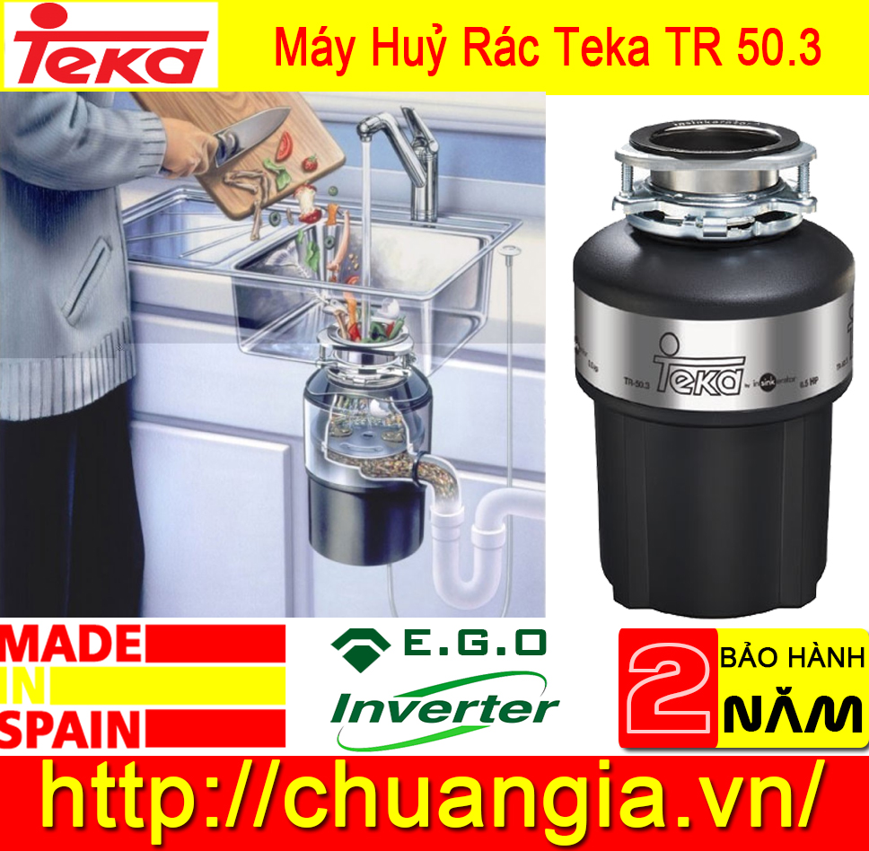 Máy hủy rác Teka TR 50.3, Nơi bán máy hủy rác Teka, Máy hủy rác Teka TR 50.4, máy hủy rác nhà bếp, máy xay rác bồn rửa chén, máy hủy rác thực phẩm mr & mrs clean, máy nghiền rác mini