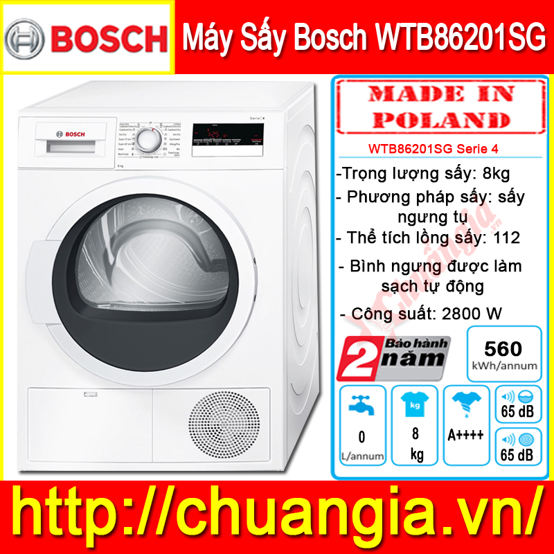 Nơi Bán Máy Sấy Quần Áo Bosch WTB86201SG, máy sấy bosch wtb86201sg, máy sấy quần áo bosch tphcm, máy sấy quần áo ngưng tụ bosch, máy sấy bosch wtw85460by, máy sấy quần áo bosch wts86516sg, hướng dẫn sử dụng máy sấy quần áo bosch, máy sấy bosch wtw85562pl