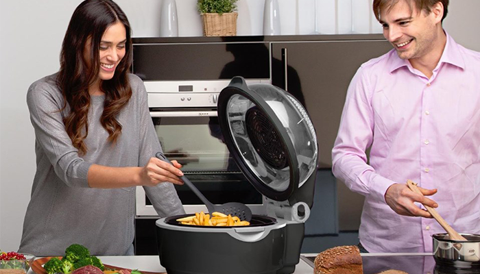 Nồi Chiên Không Dầu Klarstein VitAir Turbo 9 lít Màu Đỏ, Nồi Chiên Không Dầu Klarstein, Nồi Chiên Không dầu, nồi chiên không dầu nhập khẩu, nồi chiên không dầu đức, Nồi chiên không dầu Klarstein 9L